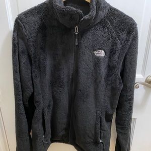 Black North Face Zip Up Jacket